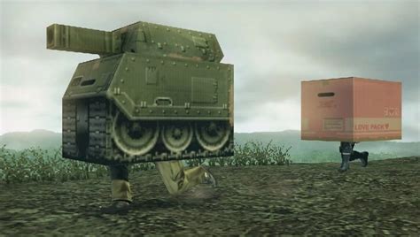 metal gear peace walker tank box|metal gear cardboard box wiki.